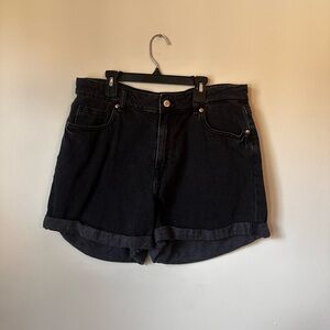 H&M Black Denim Women's Jean Shorts